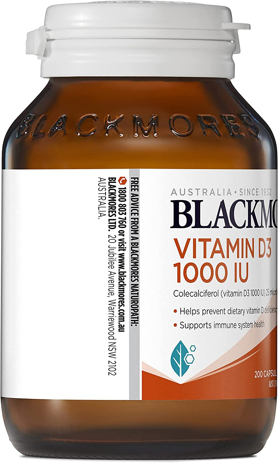 Vitamin D3 1000IU (200 Capsules)